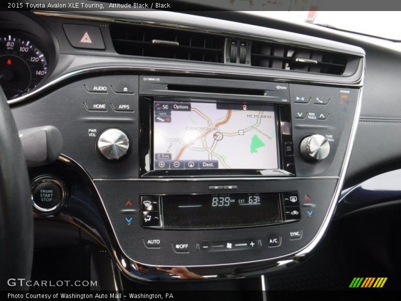 Attitude Black / Black 2015 Toyota Avalon XLE Touring