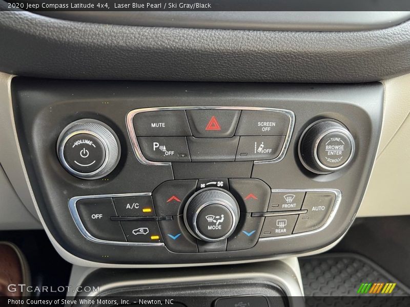 Controls of 2020 Compass Latitude 4x4