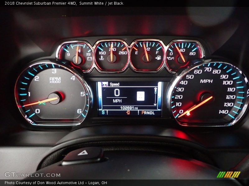 Summit White / Jet Black 2018 Chevrolet Suburban Premier 4WD