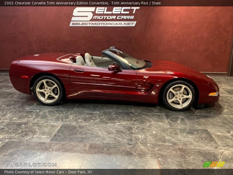 50th Anniversary Red / Shale 2003 Chevrolet Corvette 50th Anniversary Edition Convertible