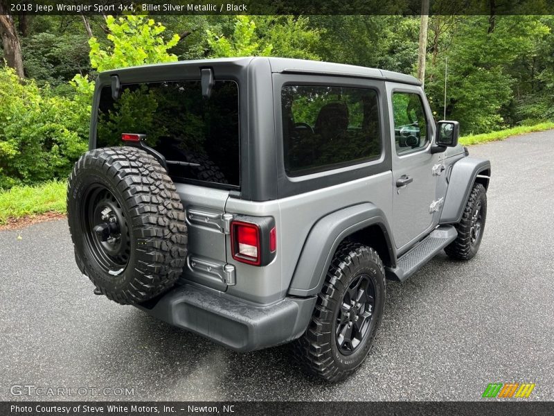 Billet Silver Metallic / Black 2018 Jeep Wrangler Sport 4x4