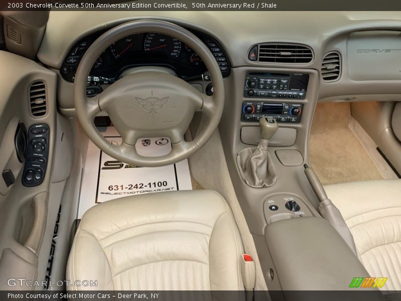 Dashboard of 2003 Corvette 50th Anniversary Edition Convertible