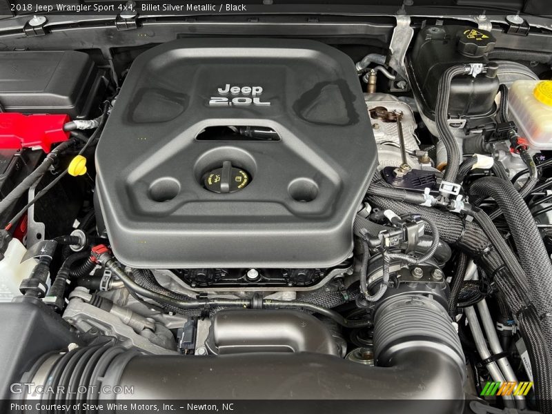  2018 Wrangler Sport 4x4 Engine - 2.0 Liter Turbocharged DOHC 16-Valve VVT eTorque 4 Cylinder