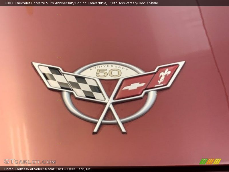  2003 Corvette 50th Anniversary Edition Convertible Logo