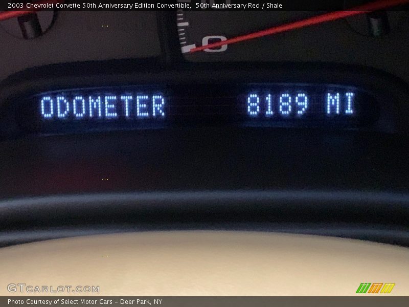 50th Anniversary Red / Shale 2003 Chevrolet Corvette 50th Anniversary Edition Convertible