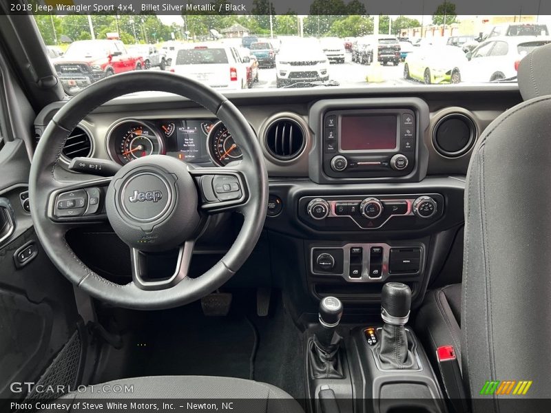 Dashboard of 2018 Wrangler Sport 4x4