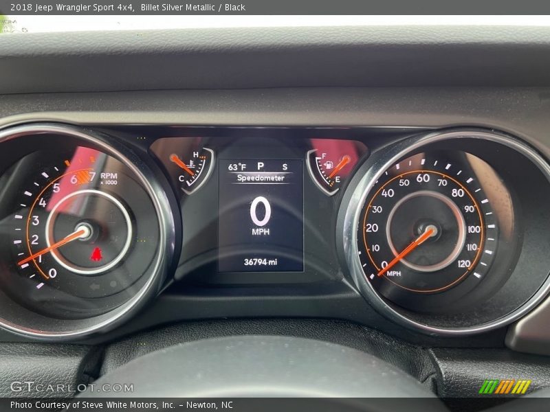  2018 Wrangler Sport 4x4 Sport 4x4 Gauges