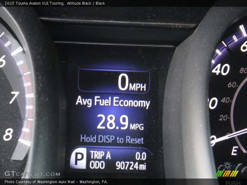 Attitude Black / Black 2015 Toyota Avalon XLE Touring