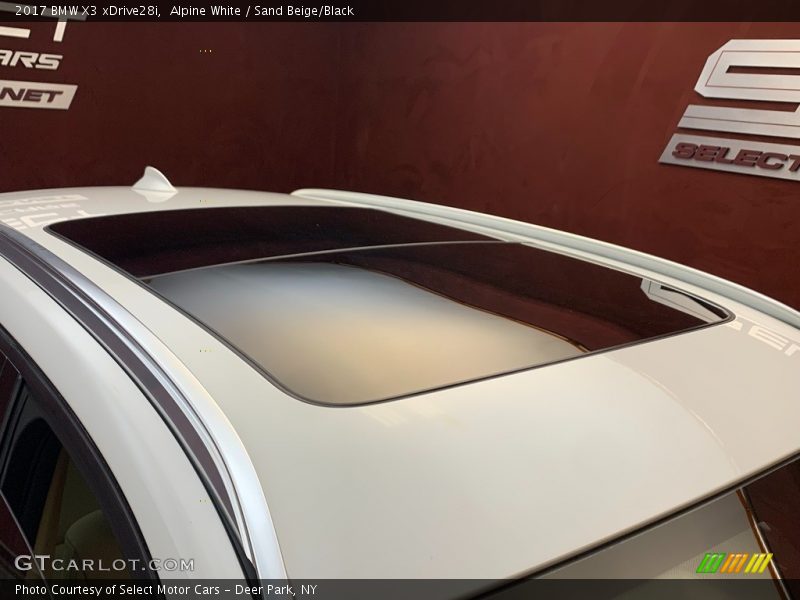 Alpine White / Sand Beige/Black 2017 BMW X3 xDrive28i