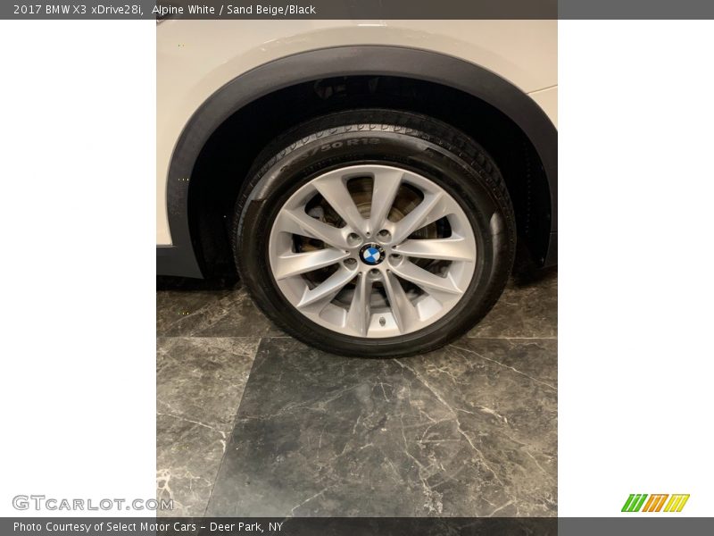 Alpine White / Sand Beige/Black 2017 BMW X3 xDrive28i