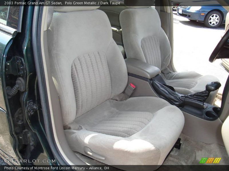 Polo Green Metallic / Dark Taupe 2003 Pontiac Grand Am GT Sedan