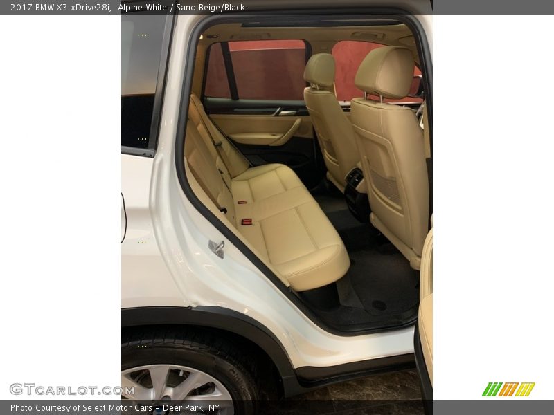 Alpine White / Sand Beige/Black 2017 BMW X3 xDrive28i