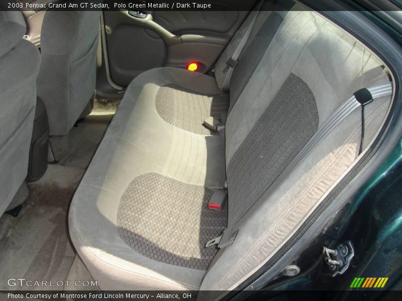 Polo Green Metallic / Dark Taupe 2003 Pontiac Grand Am GT Sedan