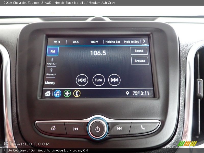 Mosaic Black Metallic / Medium Ash Gray 2019 Chevrolet Equinox LS AWD