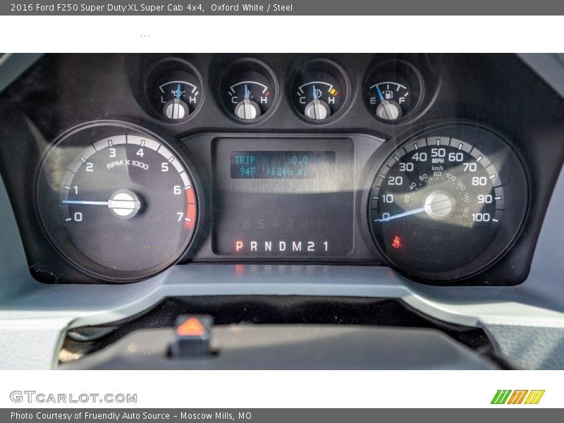 Oxford White / Steel 2016 Ford F250 Super Duty XL Super Cab 4x4