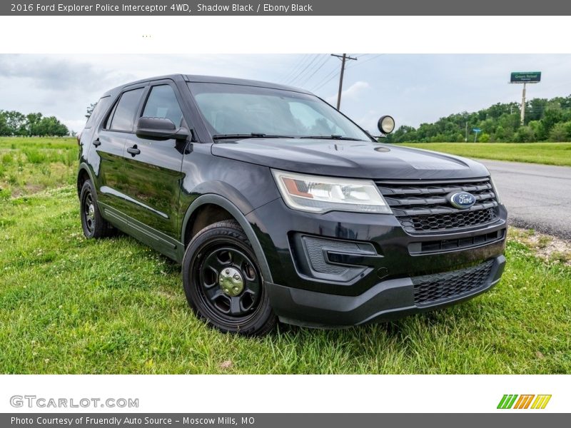 Shadow Black / Ebony Black 2016 Ford Explorer Police Interceptor 4WD