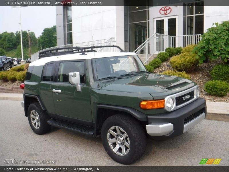 Army Green / Dark Charcoal 2014 Toyota FJ Cruiser 4WD