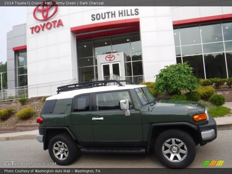 Army Green / Dark Charcoal 2014 Toyota FJ Cruiser 4WD