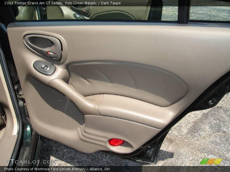Polo Green Metallic / Dark Taupe 2003 Pontiac Grand Am GT Sedan