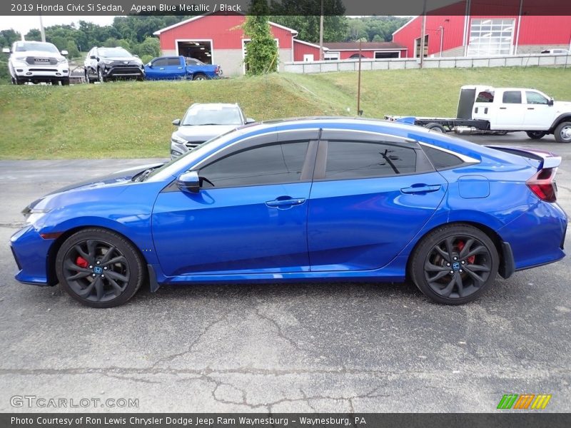  2019 Civic Si Sedan Agean Blue Metallic