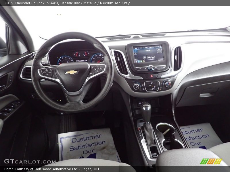 Mosaic Black Metallic / Medium Ash Gray 2019 Chevrolet Equinox LS AWD