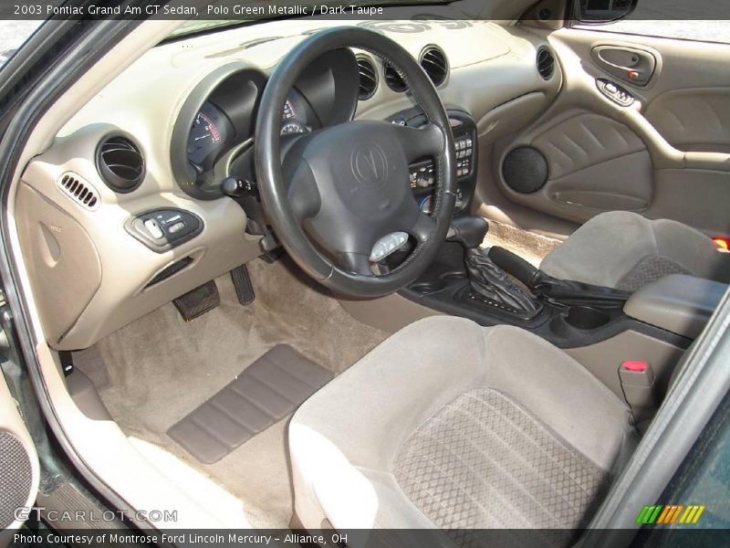 Polo Green Metallic / Dark Taupe 2003 Pontiac Grand Am GT Sedan