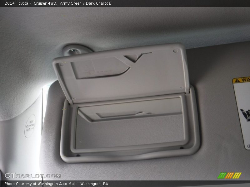 Army Green / Dark Charcoal 2014 Toyota FJ Cruiser 4WD