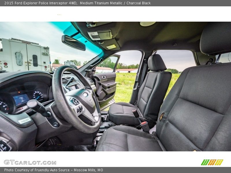 Medium Titanium Metallic / Charcoal Black 2015 Ford Explorer Police Interceptor 4WD