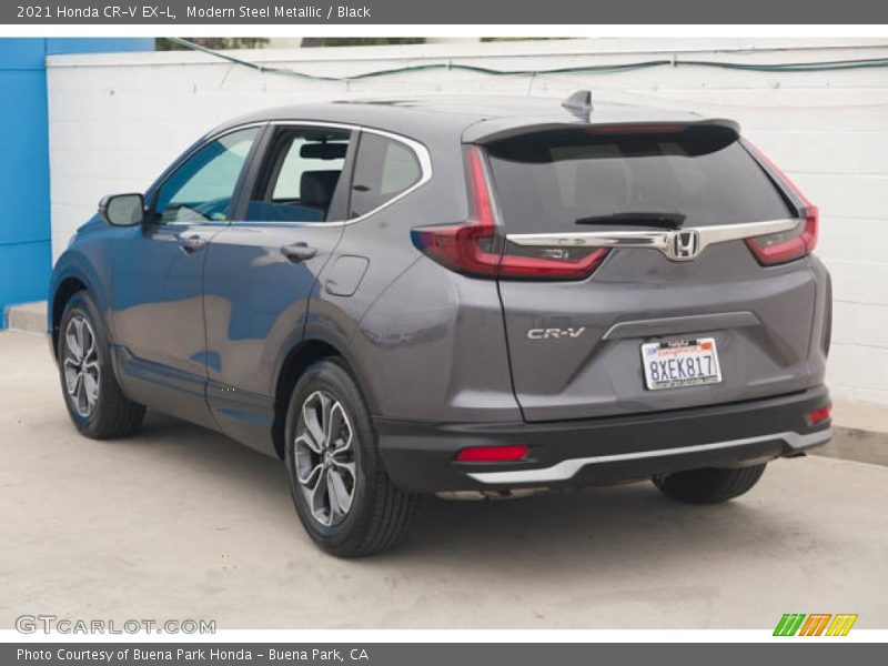 Modern Steel Metallic / Black 2021 Honda CR-V EX-L