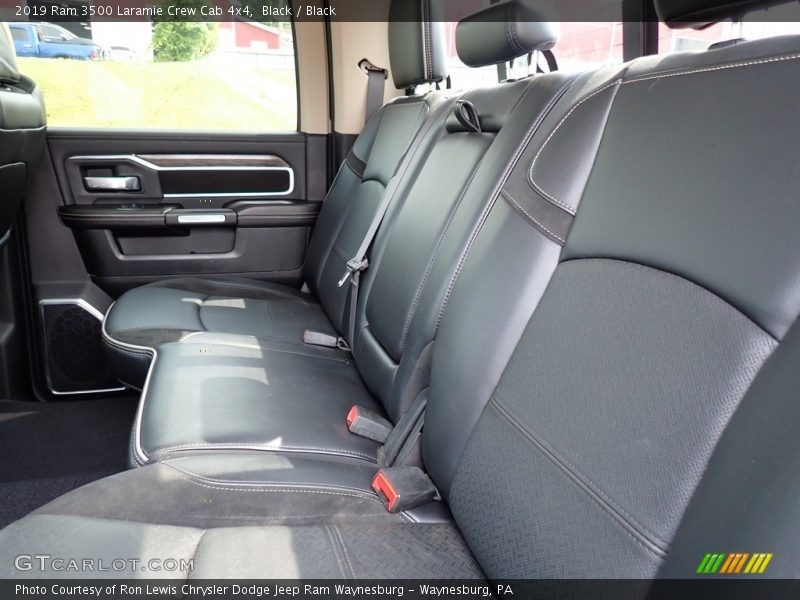 Rear Seat of 2019 3500 Laramie Crew Cab 4x4