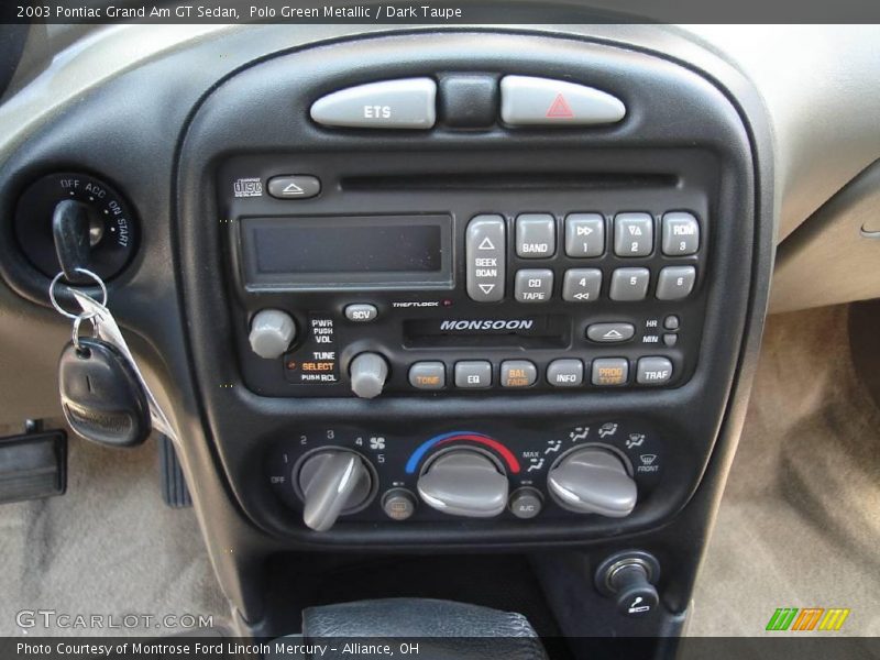 Polo Green Metallic / Dark Taupe 2003 Pontiac Grand Am GT Sedan