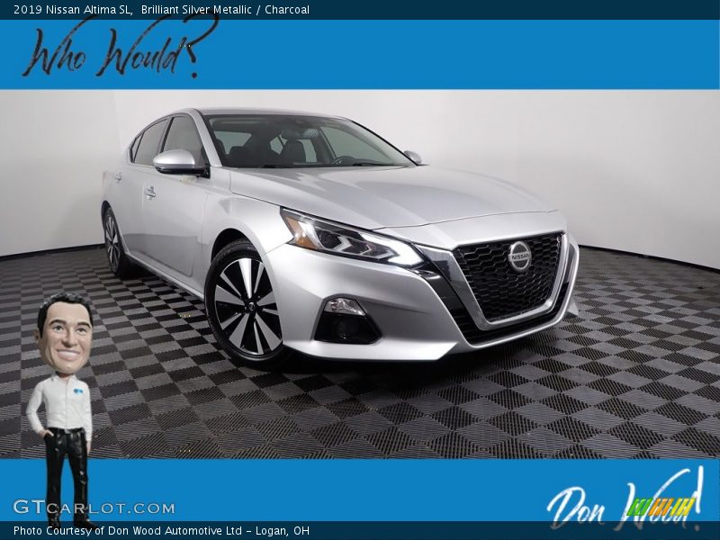 Brilliant Silver Metallic / Charcoal 2019 Nissan Altima SL