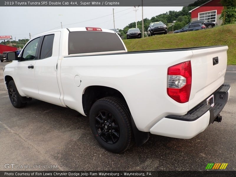 Super White / Graphite 2019 Toyota Tundra SR5 Double Cab 4x4