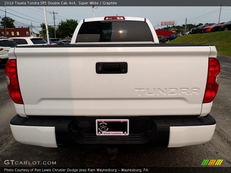 Super White / Graphite 2019 Toyota Tundra SR5 Double Cab 4x4