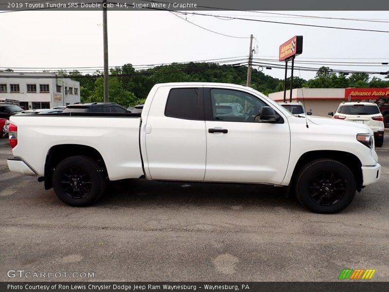 Super White / Graphite 2019 Toyota Tundra SR5 Double Cab 4x4