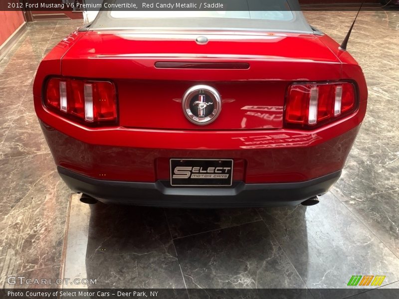 Red Candy Metallic / Saddle 2012 Ford Mustang V6 Premium Convertible