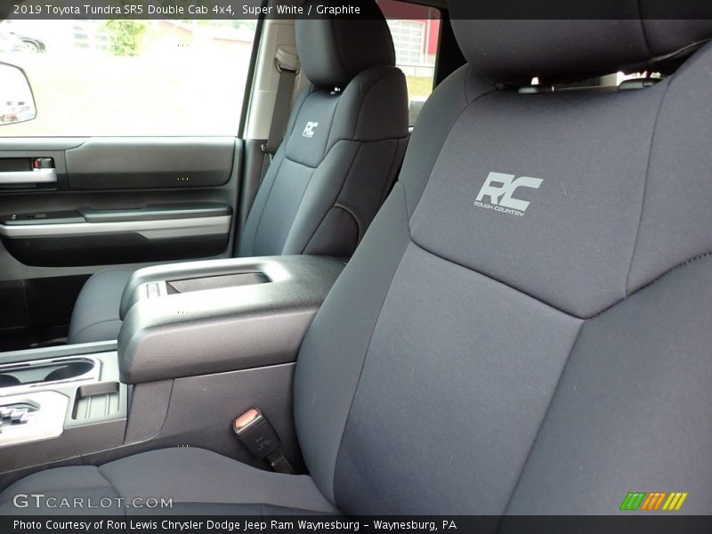 Super White / Graphite 2019 Toyota Tundra SR5 Double Cab 4x4
