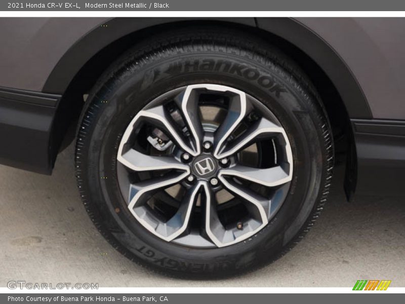 Modern Steel Metallic / Black 2021 Honda CR-V EX-L