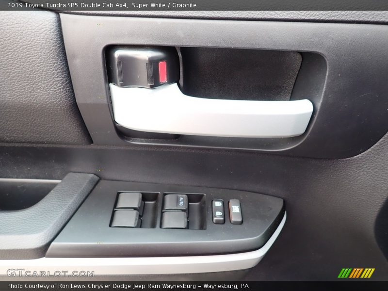 Super White / Graphite 2019 Toyota Tundra SR5 Double Cab 4x4
