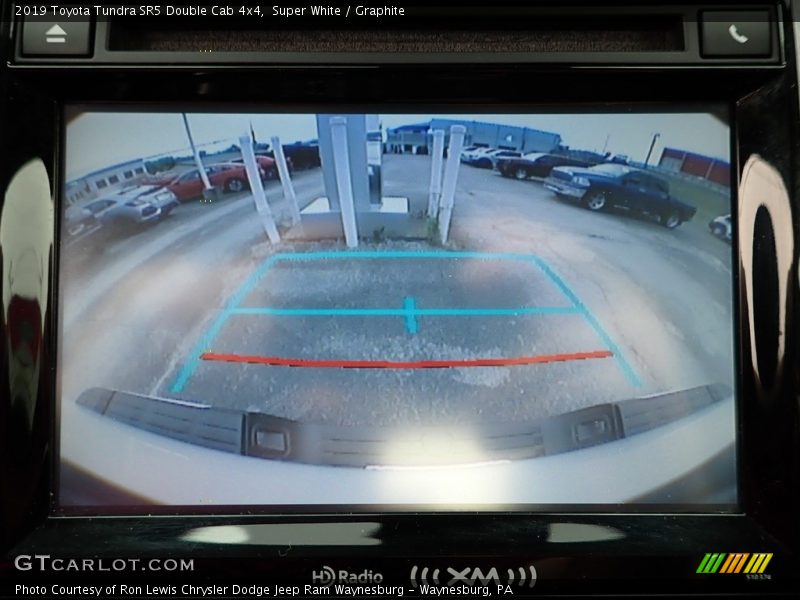 Super White / Graphite 2019 Toyota Tundra SR5 Double Cab 4x4