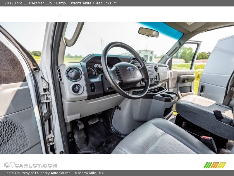 Oxford White / Medium Flint 2012 Ford E Series Van E350 Cargo