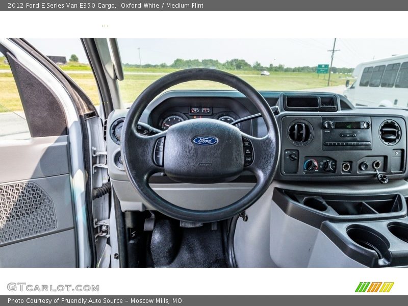 Oxford White / Medium Flint 2012 Ford E Series Van E350 Cargo