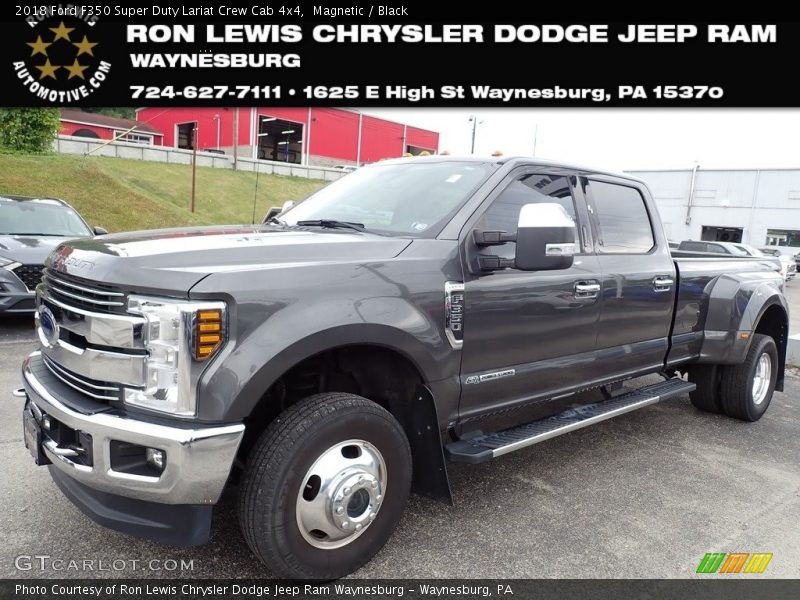 Magnetic / Black 2018 Ford F350 Super Duty Lariat Crew Cab 4x4