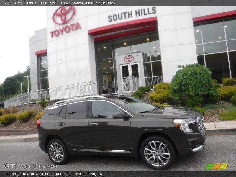 Deep Bronze Metallic / Jet Black 2023 GMC Terrain Denali AWD