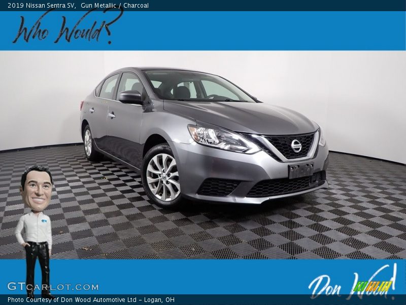 Gun Metallic / Charcoal 2019 Nissan Sentra SV