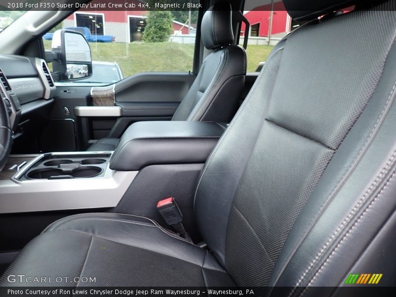 Magnetic / Black 2018 Ford F350 Super Duty Lariat Crew Cab 4x4