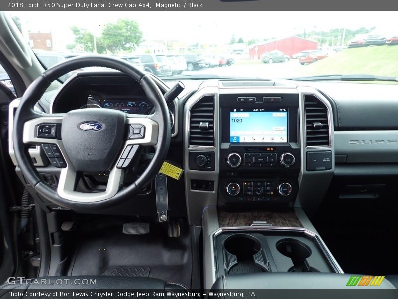 Magnetic / Black 2018 Ford F350 Super Duty Lariat Crew Cab 4x4