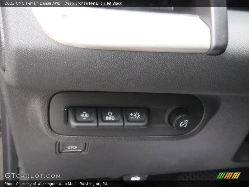 Controls of 2023 Terrain Denali AWD