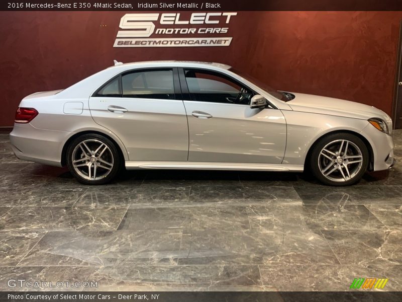 Iridium Silver Metallic / Black 2016 Mercedes-Benz E 350 4Matic Sedan