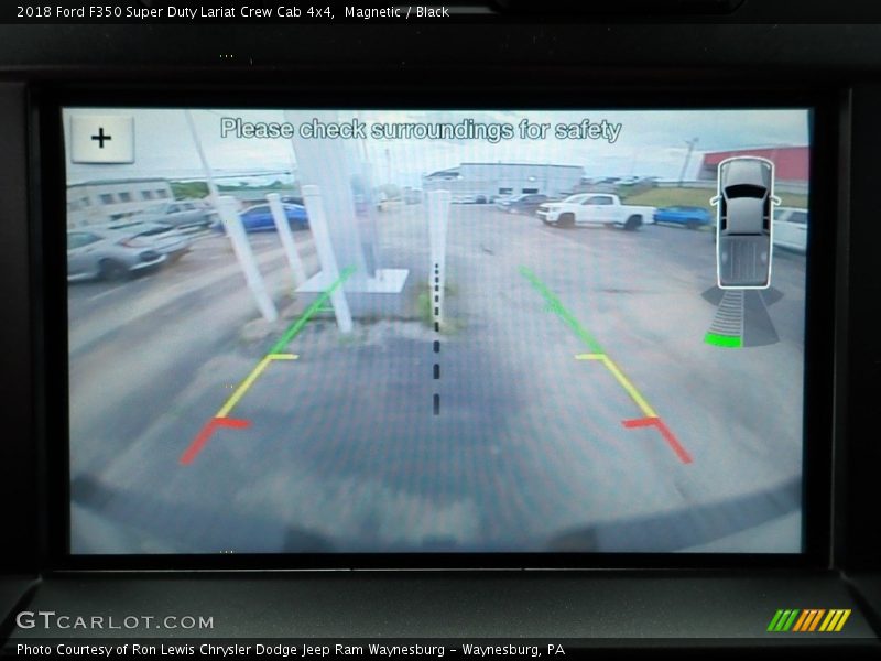 Magnetic / Black 2018 Ford F350 Super Duty Lariat Crew Cab 4x4